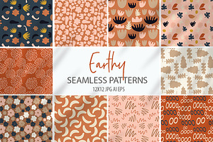 Earthy Abstract Patterns Elements