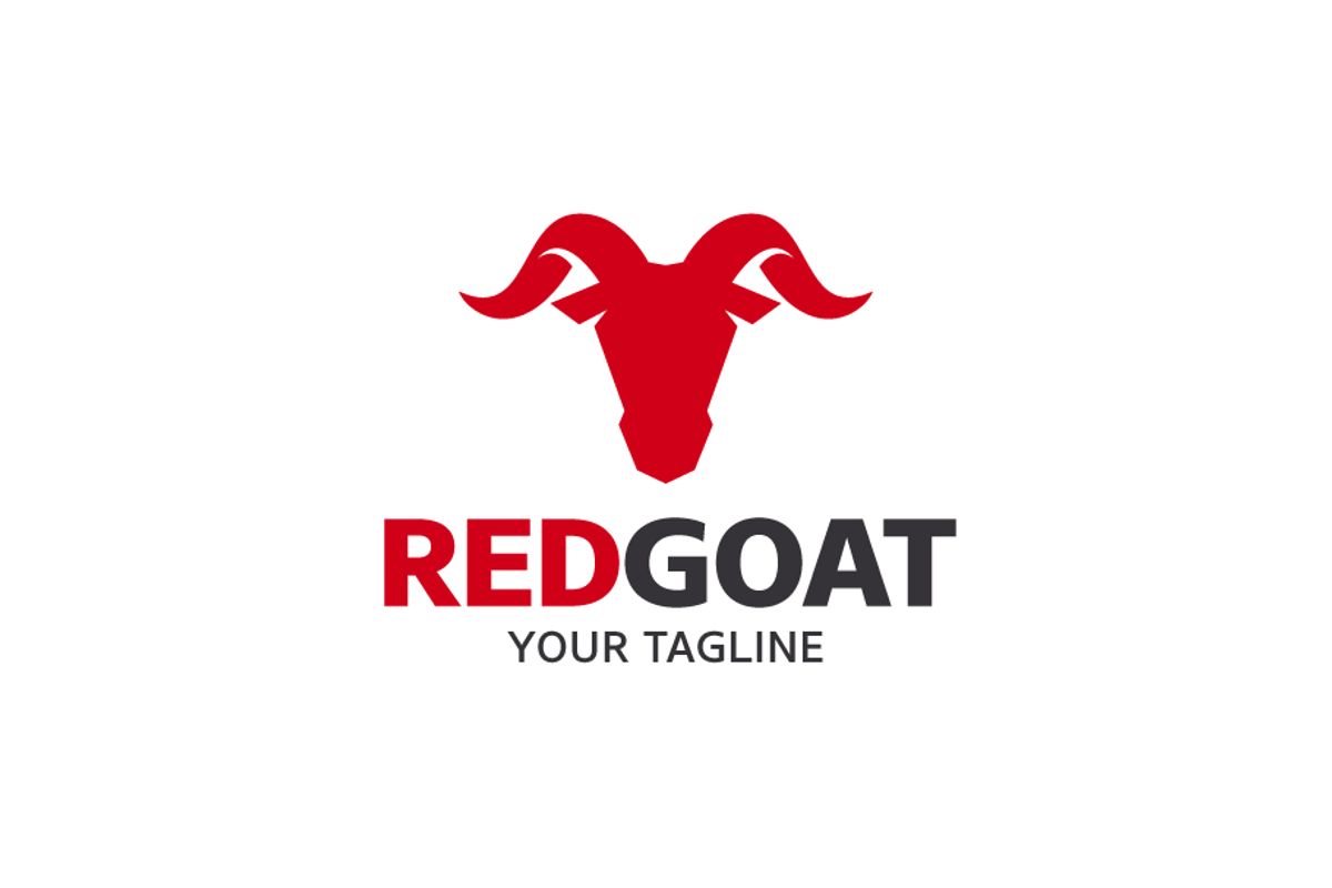 Red Goat Logo, a Branding & Logo Template by brandphant