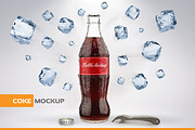 Bottle of Cola Mockup PSD, a Packaging Mockup by Plus Media (Thumbnail 1 of 4)