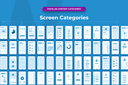 Mobile Flowchart & Sitemap, a Wireframe Template by UI Design Resource (Thumbnail 2 of 7)