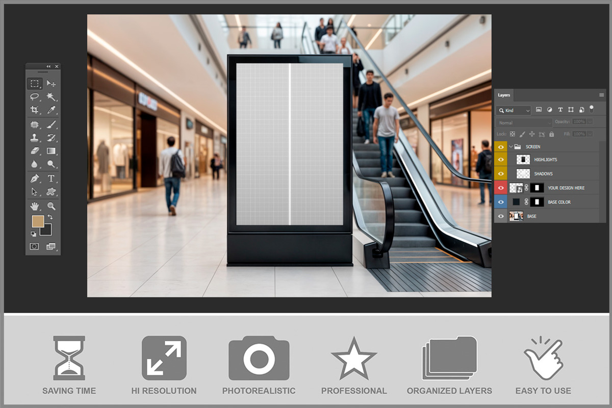 Billboard Mockup PSD, an Advertising Mockup by Bruno's Shop (Photo 3 of 4)