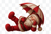 Christmas Santa Crochet Clipart Bund, an Object Graphic by Cut File (Thumbnail 5 of 5)