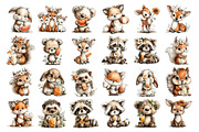 Whimsical Summer Animals Clipart, a Seasonal Illustration by Daily.Designs (Thumbnail 2 of 4)