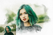Realistic Watercolor Effect, an Action Add-On by liptouse (Thumbnail 8 of 9)