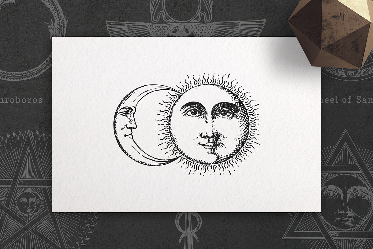 MYSTIC SYMBOLS magic collection, a Decorative Illustration by Chewie Co (Photo 10 of 26)