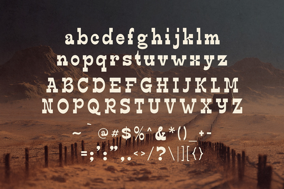 Buffalo Range - Slab Serif Font, a Slab Serif Font by HipFonts (Photo 3 of 10)