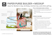 Paper Purse Builder Canva Mockup, a Product Mockup by Mockup Scene (Thumbnail 2 of 10)