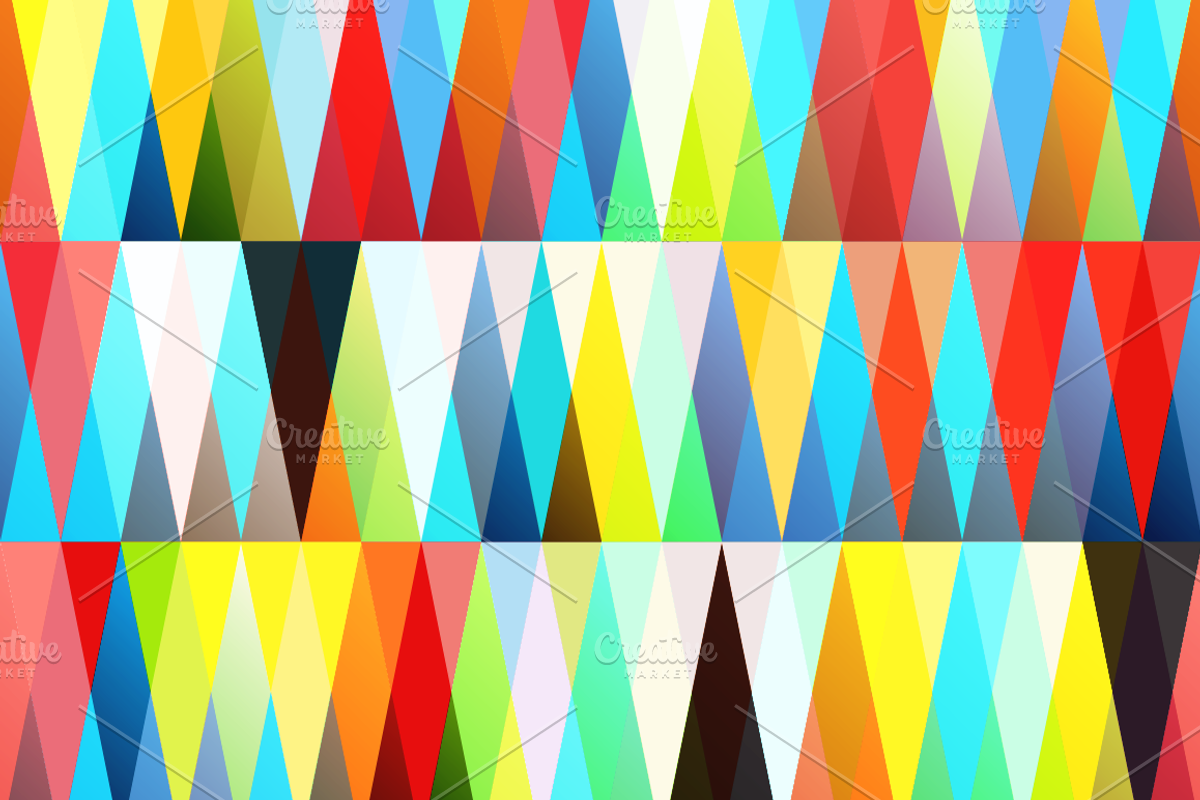 11 Bright Vector Backgrounds, a Pattern Graphic by chewkotski (Photo 10 of 11)
