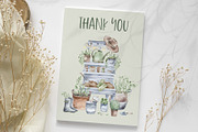 Watercolor Gardening Clipart Set, a Seasonal Illustration by LenArt (Thumbnail 15 of 15)