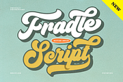 Fradle Script - Retro Bold Fonts, a Script Font by Namara Creative Studio (Thumbnail 7 of 13)