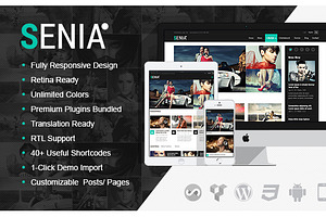 Senia - WordPress Magazine Theme