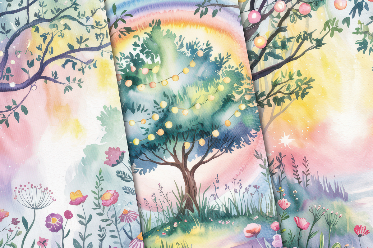 Colorful Woodland, a Background Graphic by Curve Design (Photo 5 of 7)
