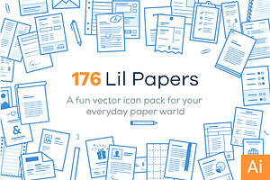 Lil Papers - 176 Paper Icons