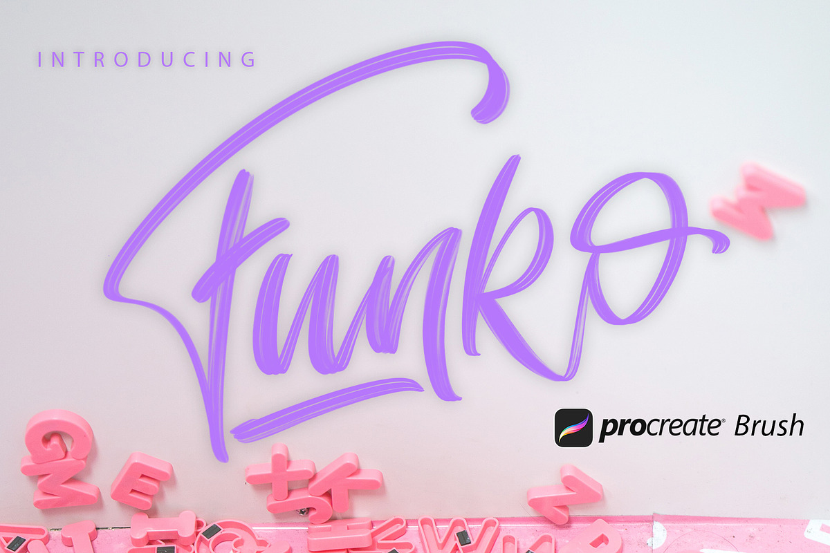 Funko Procreate Brush, a Brush Add-On by Angelo Knf | Anko Studio (Photo 1 of 5)
