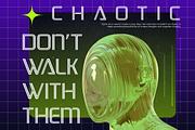 Thryon Futuristic Display Font, a Sans Serif Font by Vadovastd (Thumbnail 5 of 8)