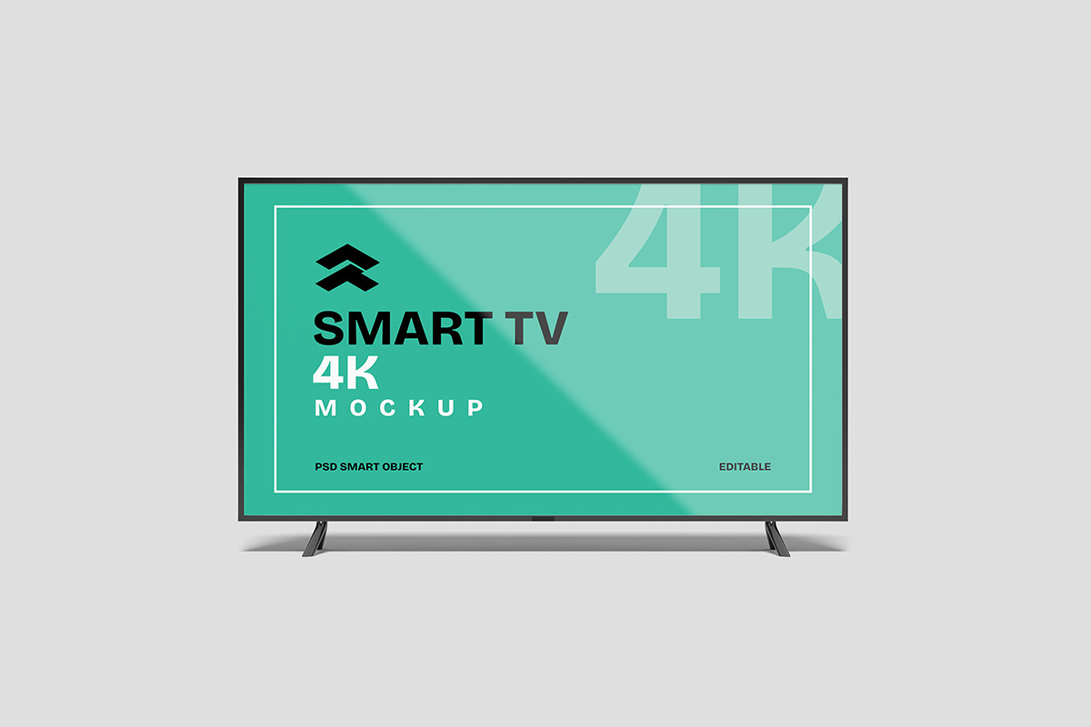Smart TV 4K - Mockup, a Mockup by Rometheme Std (Photo 2 of 5)