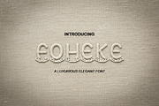 Foheke - Modern Elegant Display Seri, a Font by Astuti Studio (Thumbnail 1 of 16)