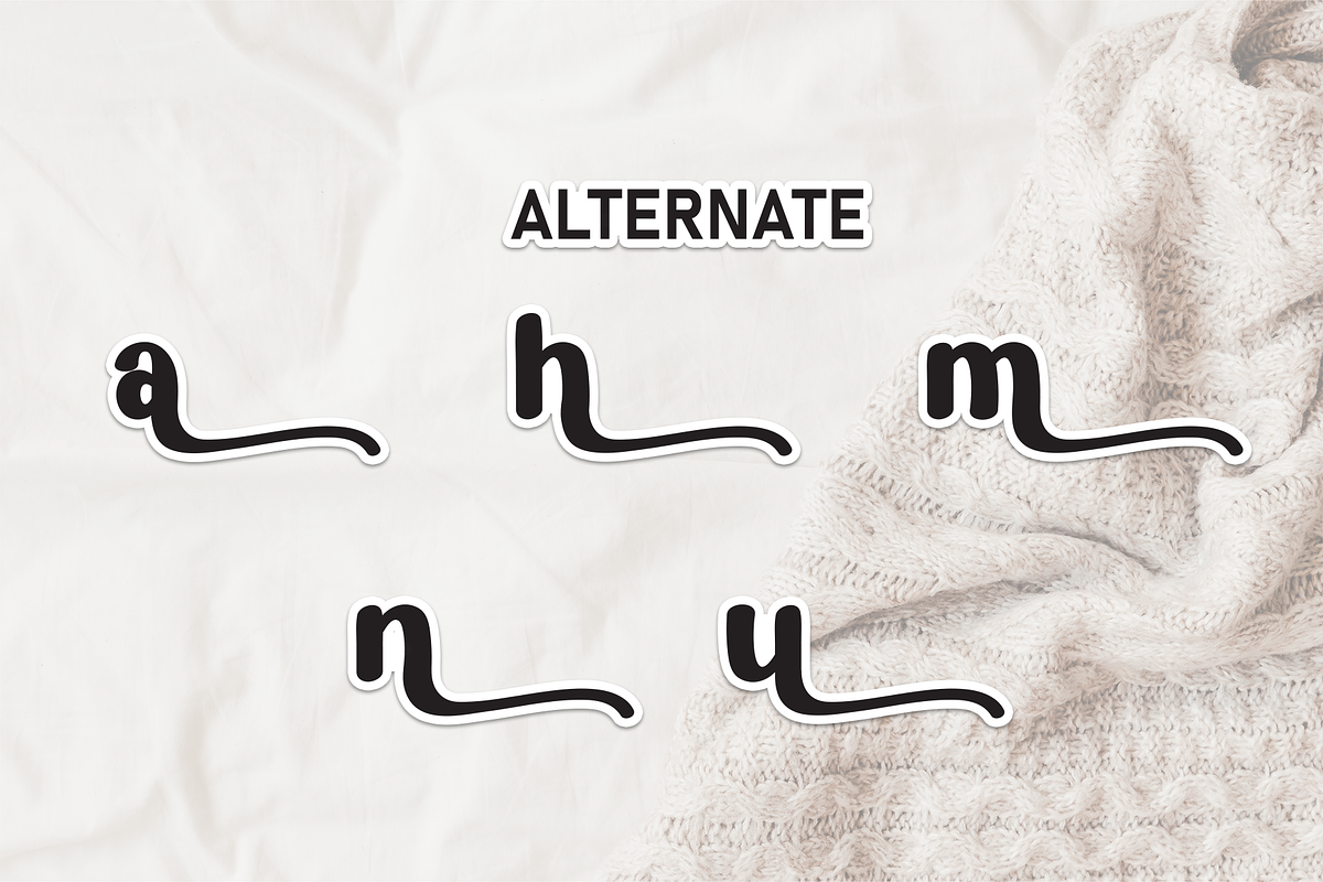 Blanket | Script Font, a Script Font by Scratchones (Photo 8 of 9)