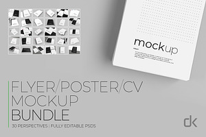 Flyer / CV Mockup Bundle