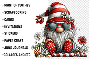 Watercolor Beach Gnome Clipart, an Illustration by SinaCreation (Thumbnail 3 of 7)