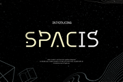 Spacis - Futuristic Font, a Sans Serif Font by Grontype (Thumbnail 1 of 10)