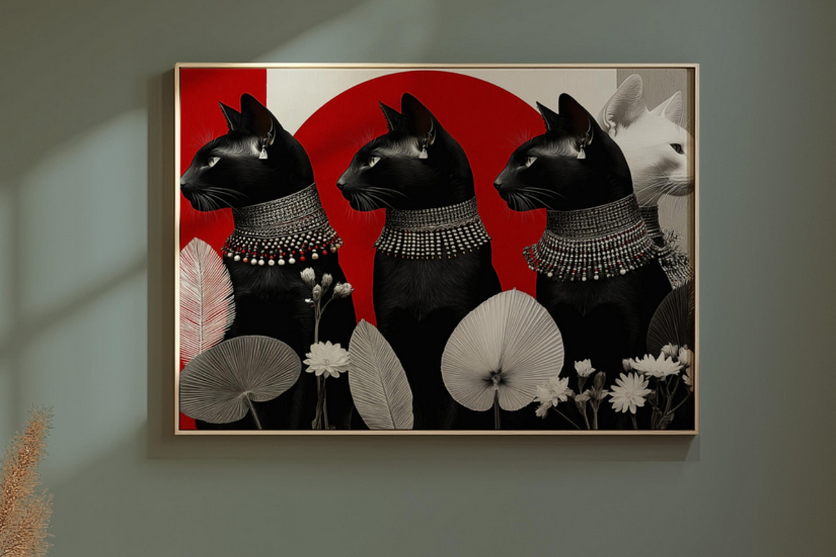 Soul of Egypt Wall Art Collection, a Decorative Illustration by PrintablesByFranklyn (Photo 8 of 9)