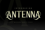 ANTENNA, a Serif Font by Khoir (Thumbnail 1 of 9)