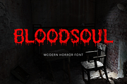 Bloodsoul - A Modern Horror Font, a Blackletter Font by overlaytemplates (Thumbnail 1 of 5)
