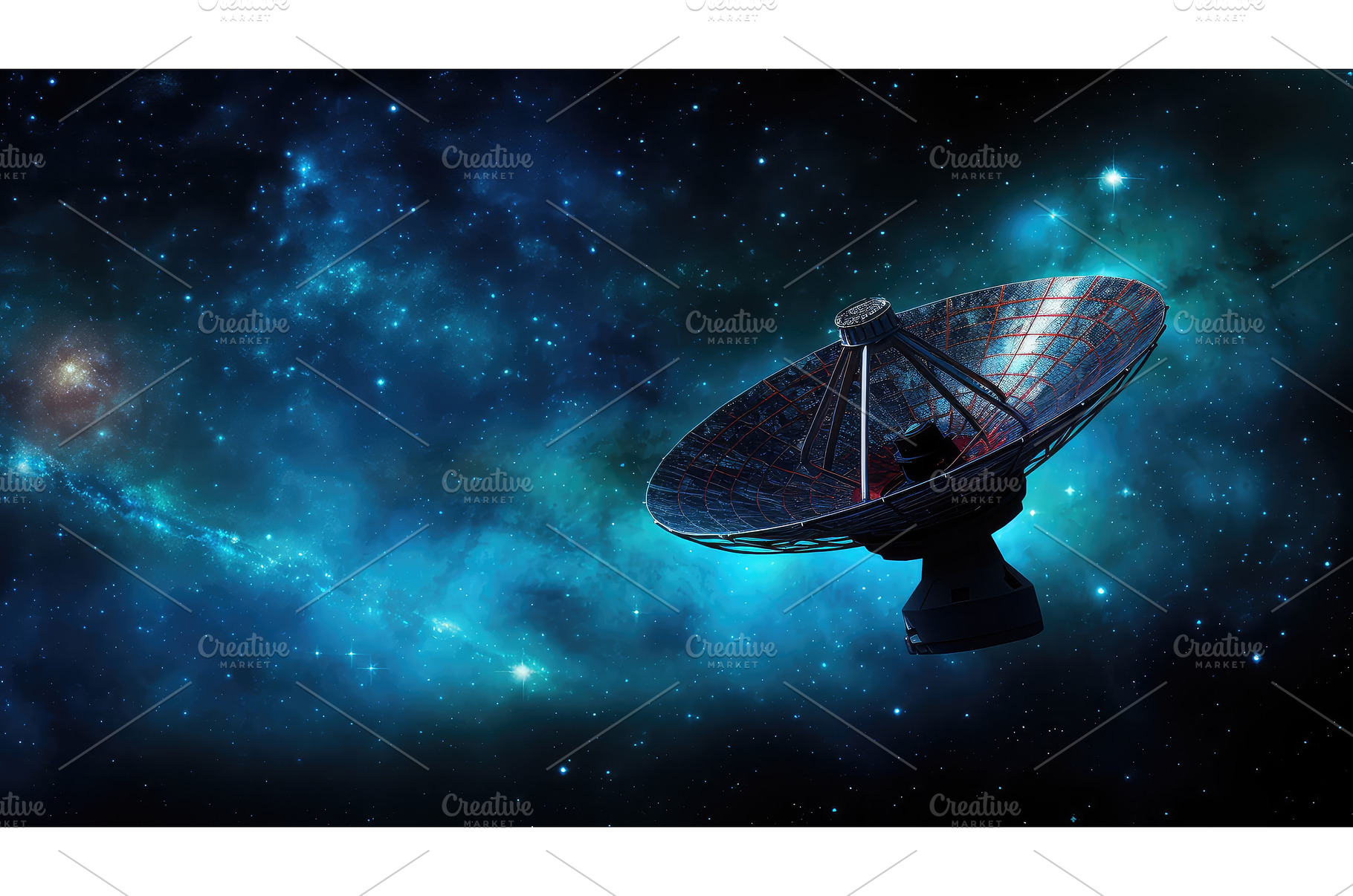 orbit space internet background ai, a Technology Photo by pikepicture