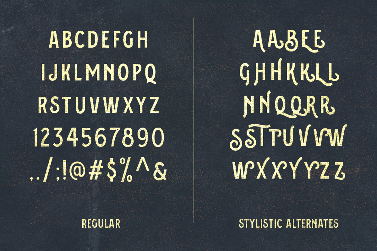Fictoria Typeface preview 4