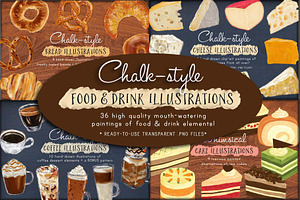 Food & Drinks Art Bundle 50% Off