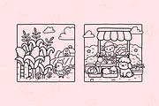 Bold & Easy Coloring Book Bundle, an Empty State Illustration by Neon Studio (Thumbnail 7 of 32)