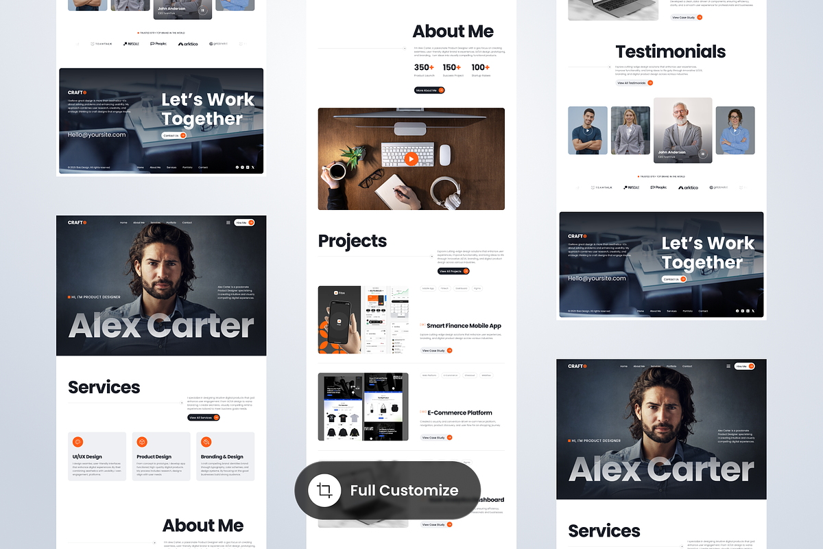 Portfolio Freelancer Landing Page, a Landing Page Template by SLAB! Design (Photo 4 of 4)