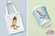 Cute Cosmetics Characters Cartoon, an Object Illustration by Jocularity Art (Thumbnail 3 of 3)