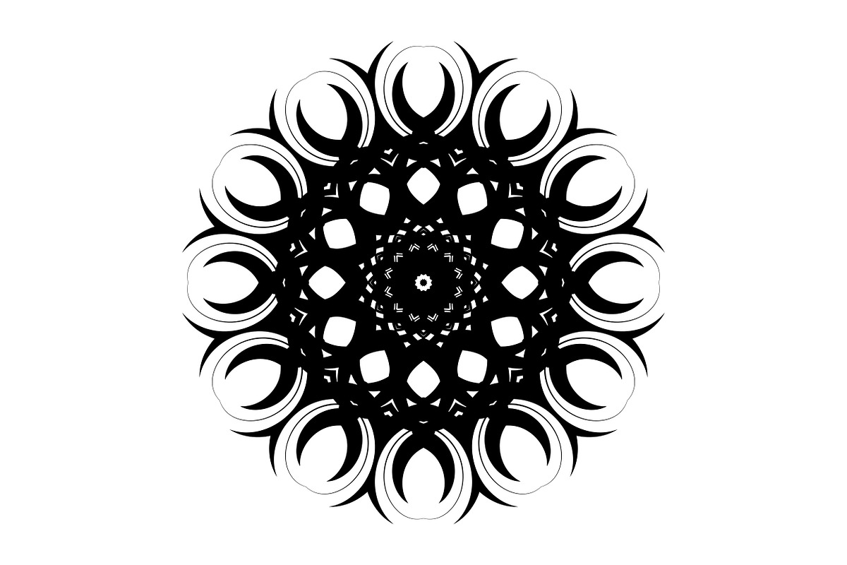 Artistic Mandala Vector Collection, a Decorative Illustration by NJ Himel (Photo 22 of 101)