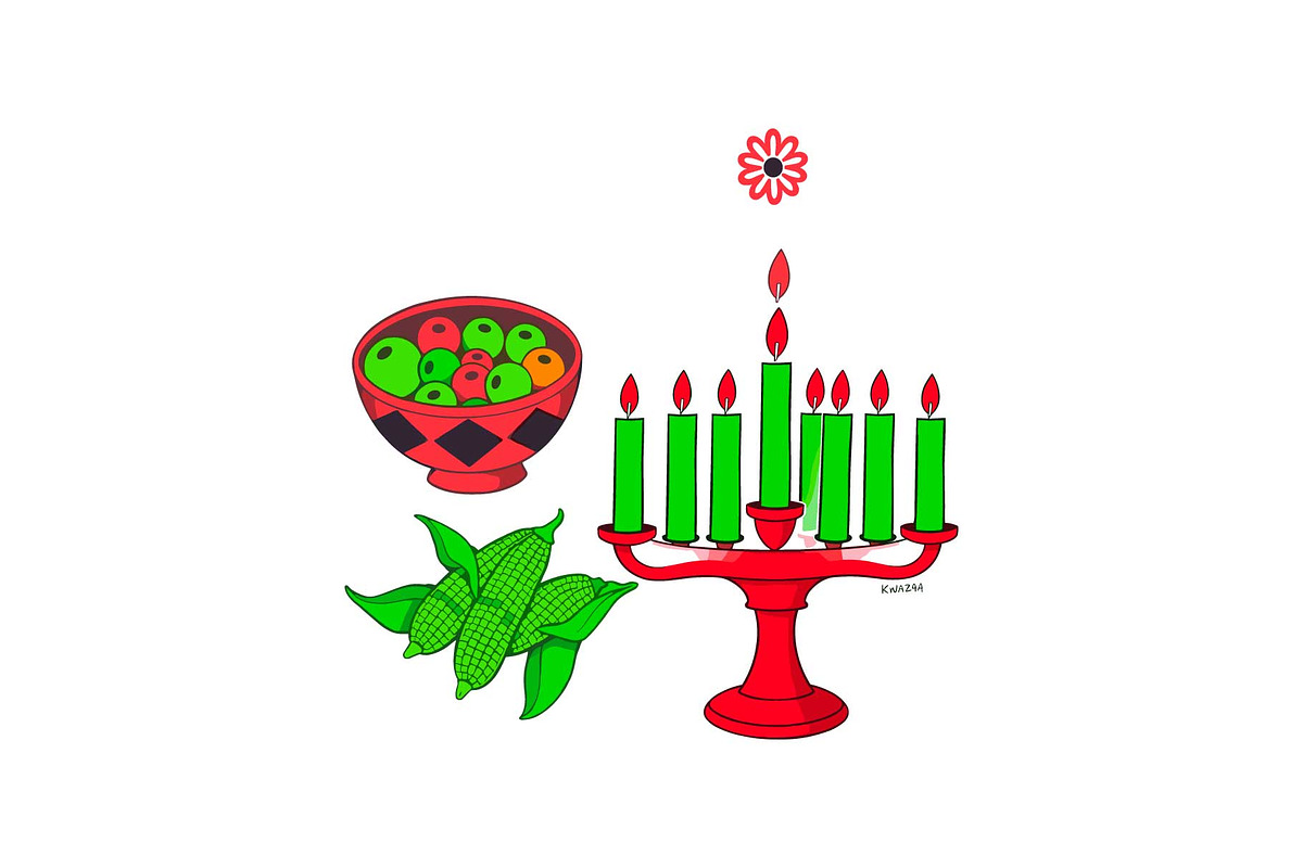 Kwanzaa Candle Holder Vector Set, an Object Graphic by Designs_River (Photo 9 of 16)