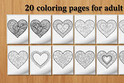 20 Adult Coloring Pages PDF Book, an Illustration by Amazin_art (Thumbnail 2 of 5)