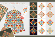 Decorative floral ornament set, a Graphic by Veleri (Thumbnail 6 of 8)