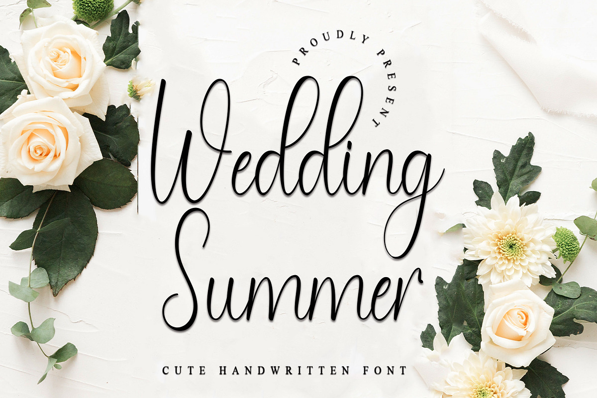 Wedding Summer, a Handwritten Font by InermediaSTUDIO (Photo 1 of 5)