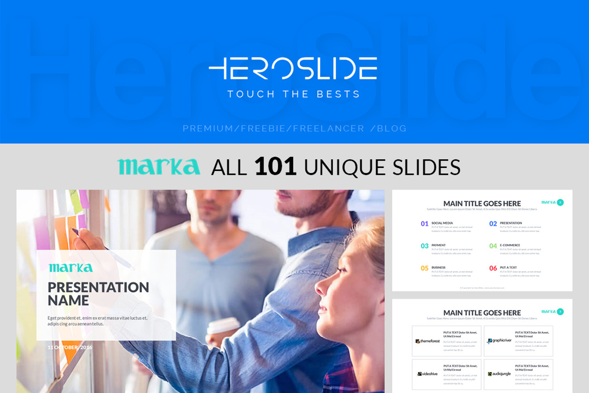 Marka , Business Powerpoint Template, a Presentation Template by MeemSlide (Photo 3 of 5)