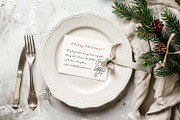 Christmas Line Art Bundle Clipart, a Seasonal Illustration by Pretty Meerkat (Thumbnail 7 of 7)
