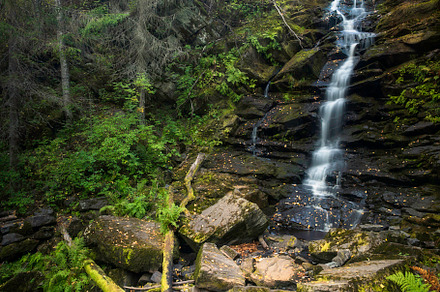 Waterfall white bridges containing afternoon, karelia, and forest, a Nature Photo by photoWorkshop