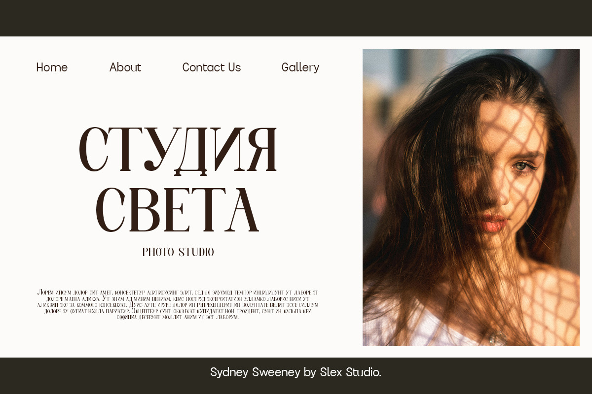 Sydney Sweeney, a Serif Font by Slex Studio (Photo 12 of 12)