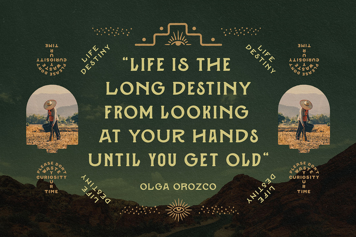 El Camino Font Collection + Extras, a Font by Opus Nigrum (Photo 15 of 20)