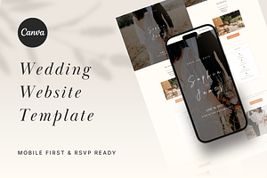Modern Wedding Website Template, a Landing Page Template by batang