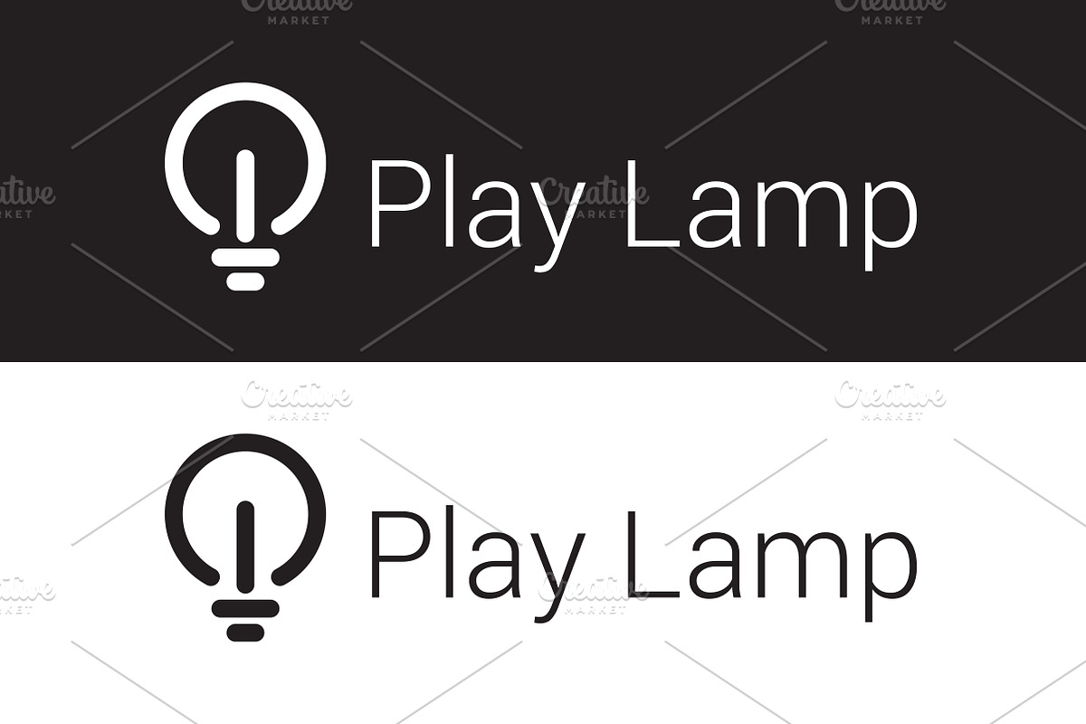 Play Lamp Logo, a Branding & Logo Template by Sahade Studio (Photo 5 of 5)