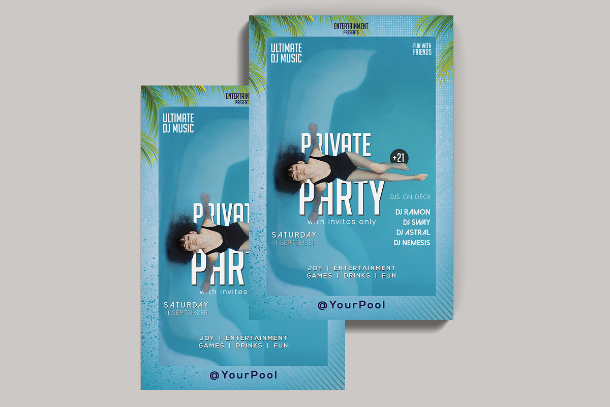 Private Summer Party PSD Template, a Flyer Template by Naim Selmani (Photo 3 of 3)