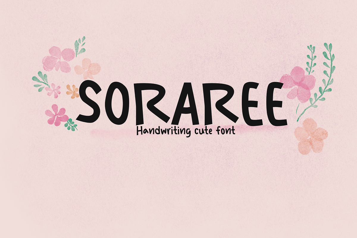 Soraree font, a Handwritten Font by JJuta (Photo 1 of 7)
