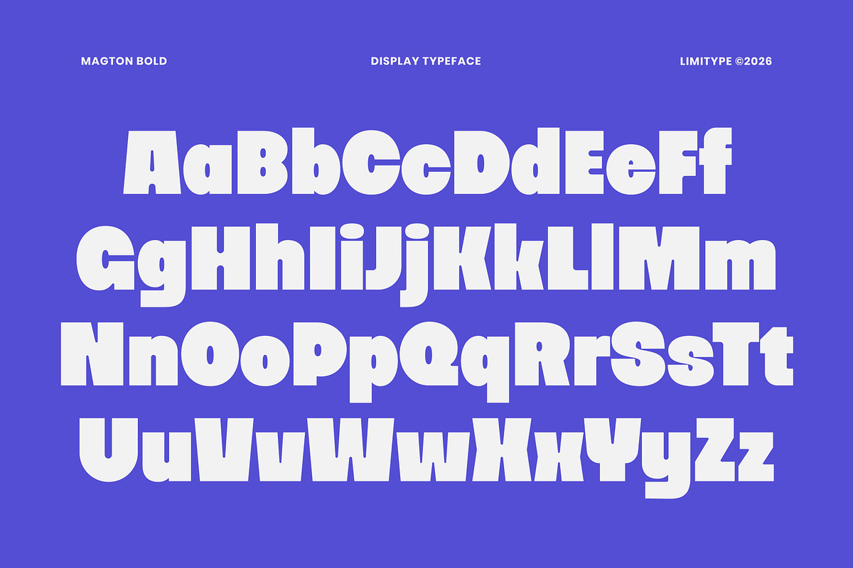Magton - Bold Display Font, a Sans Serif Font by limitype (Photo 8 of 10)