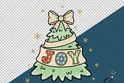 Christmas Tree With Bow, Joy PNG, an Illustration by Creative Art (Thumbnail 4 of 6)